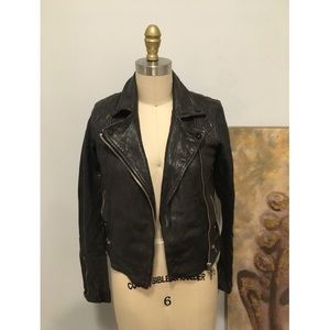 AllSaints Leather Biker Jacket